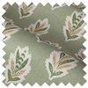 Sessile Leaf Pencil Pleat, Sage - Ready Made Curtains